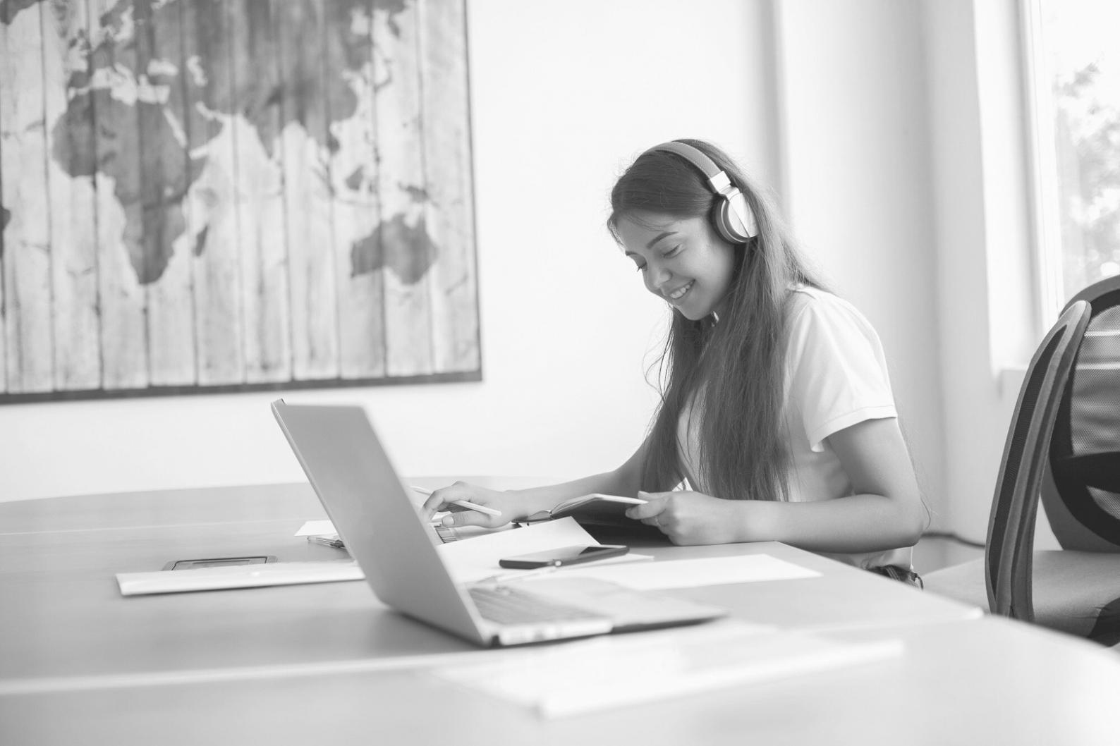 Professional analyzing budget spreadsheets and financial reports